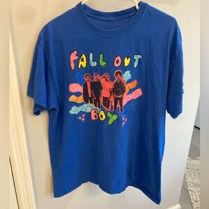 Fall Out Boy Hella Mega Tour T-shirt Blue
